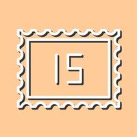 Postage Due Icon Design vector