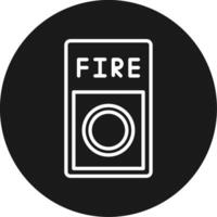 Fire Button Icon Design vector