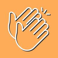 Clapping Hands Icon Design vector