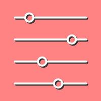Filtering Icon Design vector