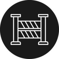 Road Block Icon Design vector