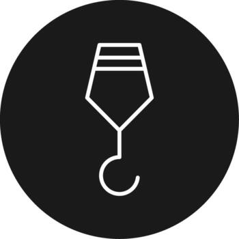 Hook Icon Design vector