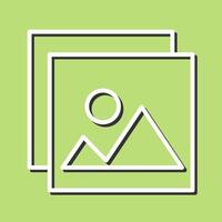 Photo Memories Icon Design vector