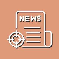 News Scoop Icon Design vector