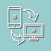 Synchronization Icon Design vector