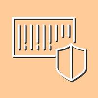Barcode Security Icon Design vector