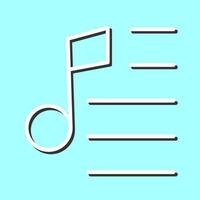 Party Playlist Icon Design vector