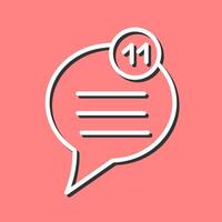 Unread Message Icon Design vector