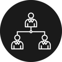 Hierarchy Icon Design vector