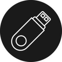 Usb Flash Drive Icon Design vector