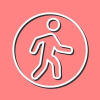 Person Walking Icon Design vector