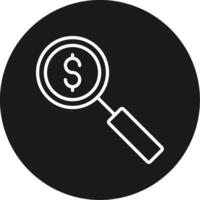 Magnifying Glass Icon Design vector