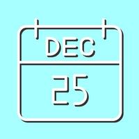 25 December Icon Design vector