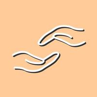 Supportive Hand Icon Design vector