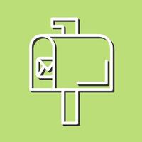 Mailbox Key Icon Design vector