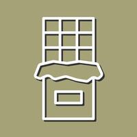 Chocolate Bar Icon Design vector