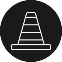 Traffic Cone Icon Design vector