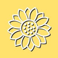 Sunflower Icon Design vector