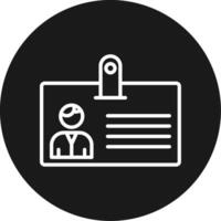 Identification Card Icon Design vector