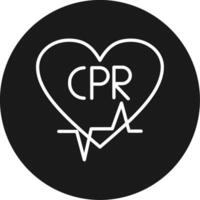 CPR Icon Design vector