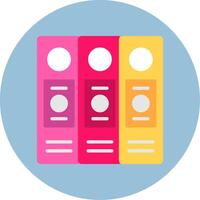 Binders Icon Design vector