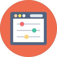 Adjust Icon Design vector