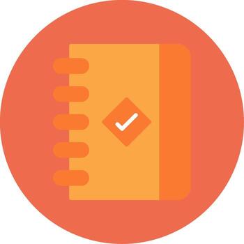 Notebook Icon Design vector