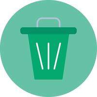 Dustbin Icon Design vector