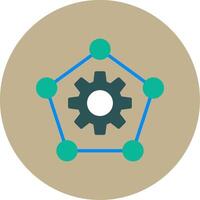 Network Icon Design vector