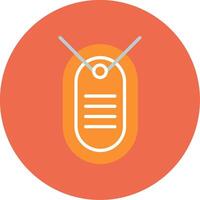 Dog Tag Icon Design vector