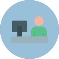 Work From Home Icon Design vector