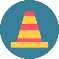 Traffic Cone Icon Design vector