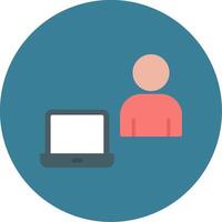 Work From Home Icon Design vector
