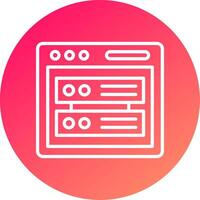 Database Icon Design vector