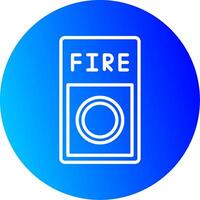 Fire Button Icon Design vector