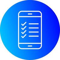 Checklist Icon Design vector