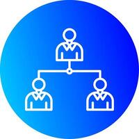 Hierarchy Icon Design vector