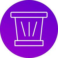 Bin Icon Design vector