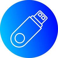 Usb Flash Drive Icon Design vector
