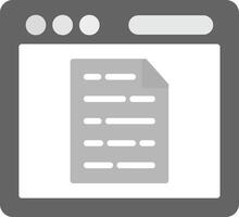 Document Icon Design vector