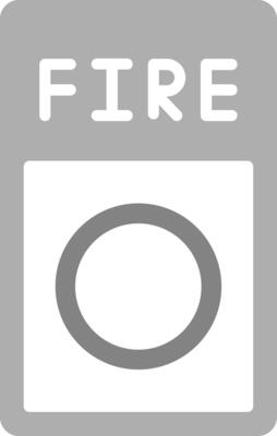 Fire Button Icon Design