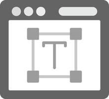 Font Design Icon Design vector