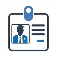 Identity Card and proof icon concept vector