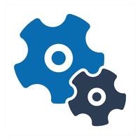 Configuration and gear icon concept vector
