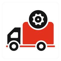 Delivery prohibited and forbidden icon concept vector