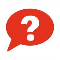Question and query icon concept vector