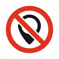 Location Prohibited and pointer icon concept vector