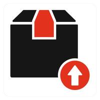 Forward Parcel and package icon concept vector