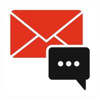 Salary Mail and increment icon concept vector