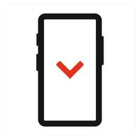 Swipe down and swipe icon concept vector